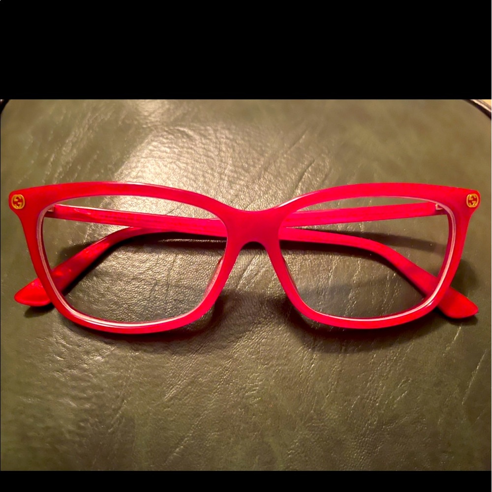 Beautiful Red Gucci Optical Frames